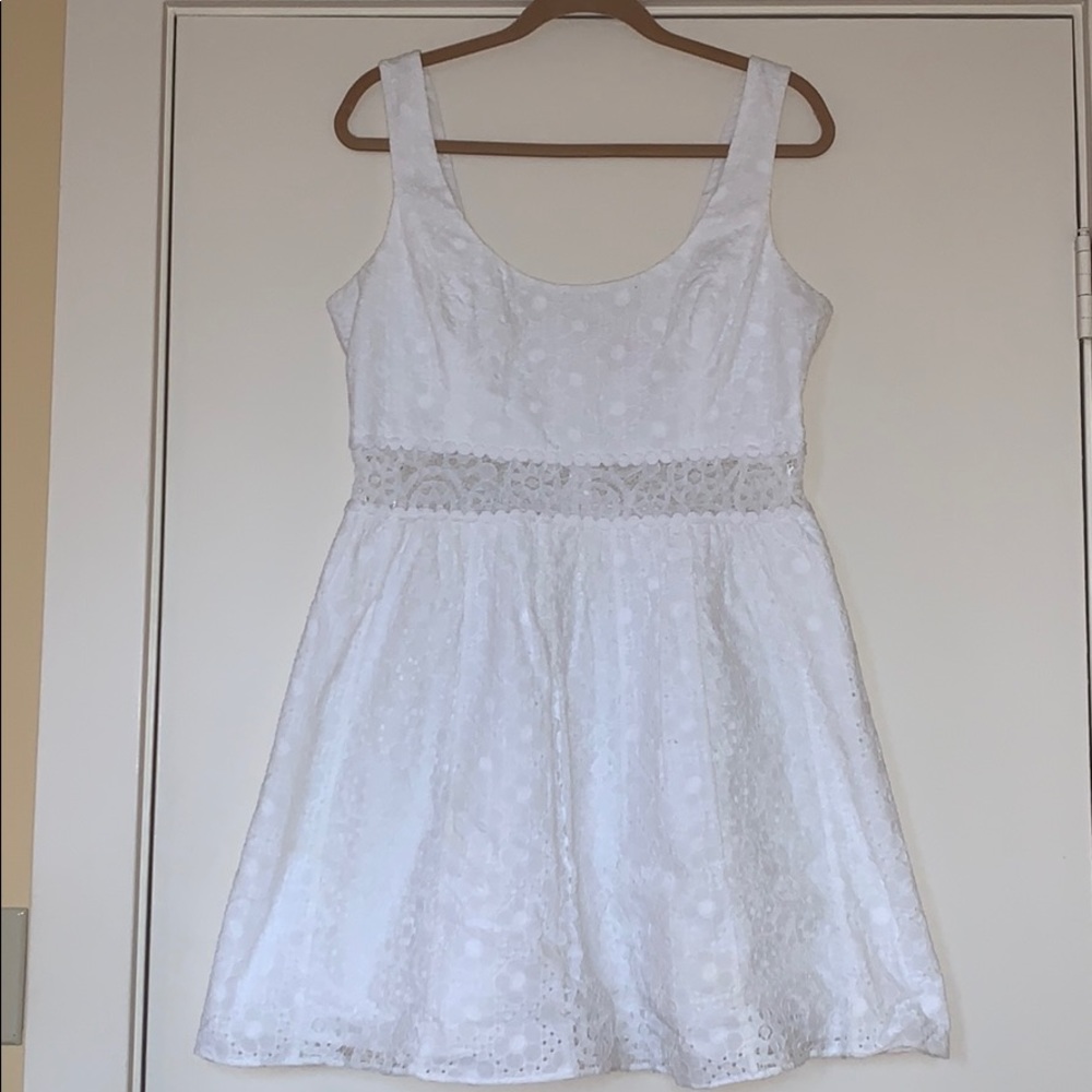 Lilly Pulitzer White Lace Dress